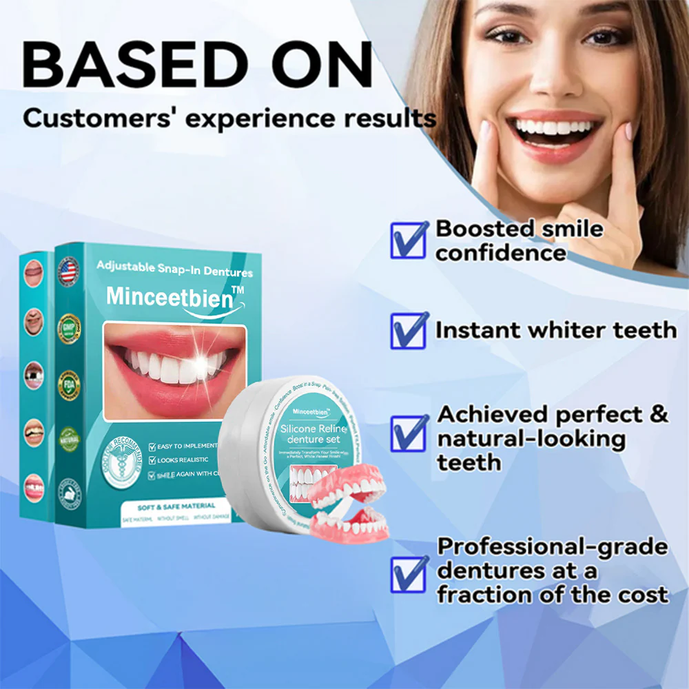 Minceetbien™ Silicone Reline Denture Set