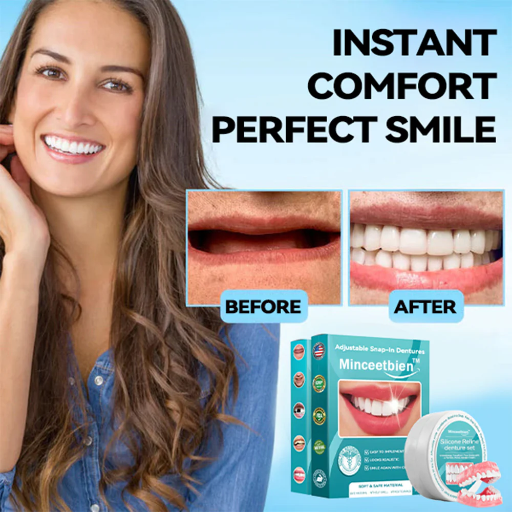 Minceetbien™ Silicone Reline Denture Set