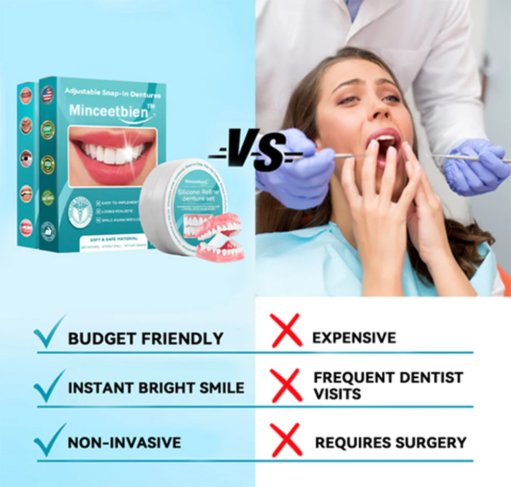 Minceetbien™ Silicone Reline Denture Set