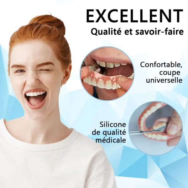 𝐁𝐢𝐤𝐞𝐧𝐝𝐚™ 🎈Kit de prothèses dentaires en silicone (⏰Remise à durée limitée Dernières 30 minutes）⏰