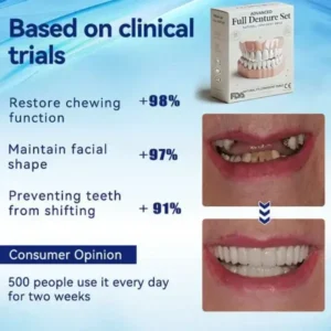 NESLEMY™-🦷 Fortgeschrittenes, maßgeschneidertes Vollprothesen-Set 🦷 (⏰ Limitierter Rabatt, nur noch 30 Minuten verfügbar ⏰)
