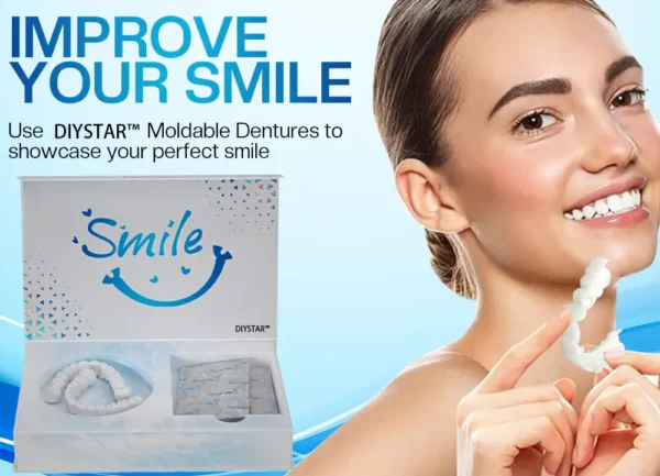 Official Store | DIYSTAR™ Moldable Dentures🧑🏽‍⚕️Obtain American Dental Association (ADA) Certification ✅