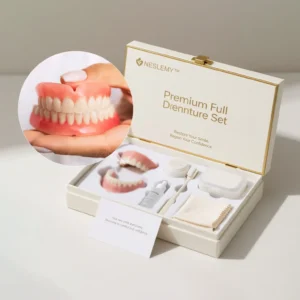 (Affordable Beauty🧏‍♀️🧏‍♂️)--NESLEMY™ --Advanced Customized Full Denture Set🦷