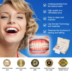 (Affordable Beauty🧏‍♀️🧏‍♂️)--NESLEMY™ --Advanced Customized Full Denture Set🦷