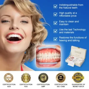 (Affordable Beauty🧏‍♀️🧏‍♂️)–NESLEMY™ –Advanced Customized Full Denture Set🦷