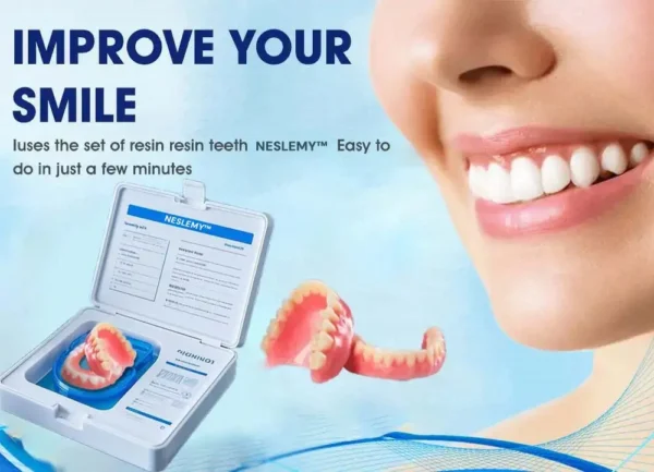 NESLEMY™-🦷Advanced Customized Full Denture Set🦷——Self-adsorbed in the mouth, comfortable to wear, worry-free chewing——your exclusive denture solution (⏰Limited time discount last 30 minutes⏰)