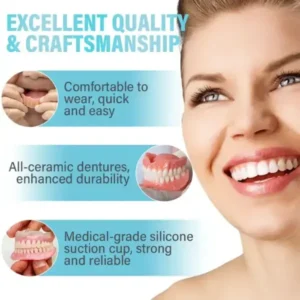 ✅Official Store | HEATWOLF® Silicone Full Denture Set 🧑🏼‍⚕️Canadian Dental Association (CDA) Recommendation🍁