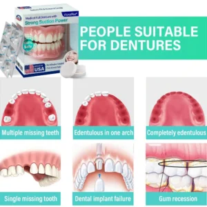 Vioralifes® Medical Full Denture with Strong Suction