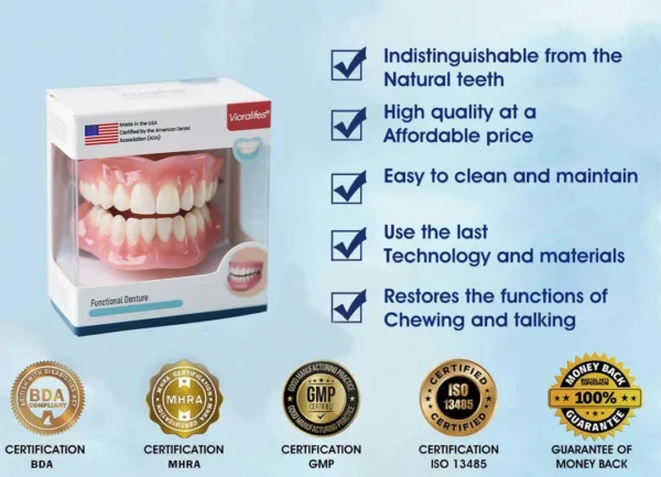 Vioralifes® Multi-Functional Shaping Silicone Denture Set
