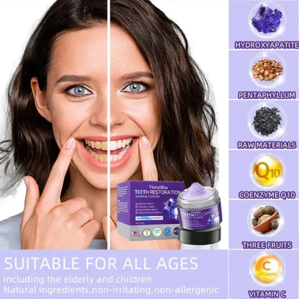 Vioralifes™ Teeth Restoration Mineral Powder
