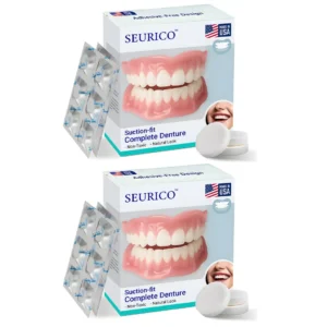 ✅ Made and Shipped from the Us I Suction-fit Complete Denture 🦷