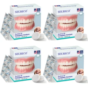 ✅ Made and Shipped from the Us I Suction-fit Complete Denture 🦷