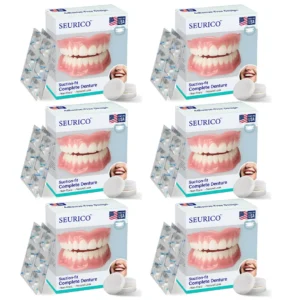 ✅ Made and Shipped from the Us I Suction-fit Complete Denture 🦷