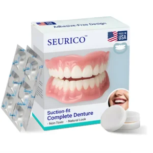 ✅ Made and Shipped from the Us I Suction-fit Complete Denture 🦷