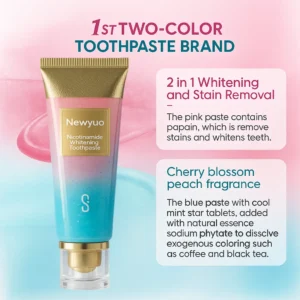 🏆 Newyuo® Nicotinamide Toothpaste💎New upgrade Powerful type 10% concentration of Nicotinamide