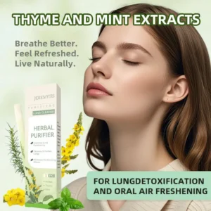 JEREMYTIS™ detoxifies the lungs 🌬️✨ and freshens breath 😌🌿