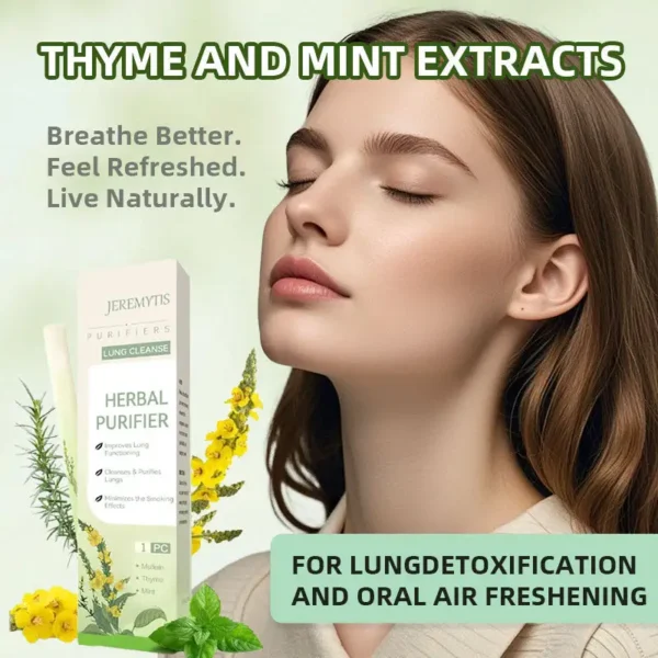 JEREMYTIS™ detoxifies the lungs 🌬️✨ and freshens breath 😌🌿