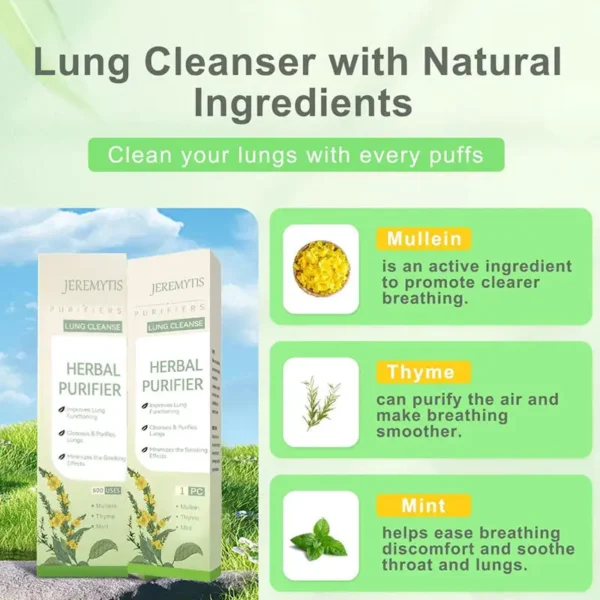 JEREMYTIS™ detoxifies the lungs 🌬️✨ and freshens breath 😌🌿