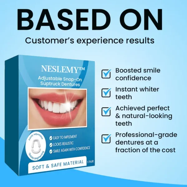 NESLEMY™ Adjustable Snap-On Dentures