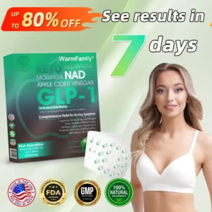 [Official Store] WarmFamily® GLP-1 Slimming Essence Pearls 🍏｜Triple Action: NAD⁺, Moringa & ACV｜⚡ Fast Fat Burn & Metabolic Balance｜Backed by Obesity Research Experts