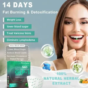 [Official Store] WarmFamily® GLP-1 Slimming Essence Pearls 🍏｜Triple Action: NAD⁺, Moringa & ACV｜⚡ Fast Fat Burn & Metabolic Balance｜Backed by Obesity Research Experts