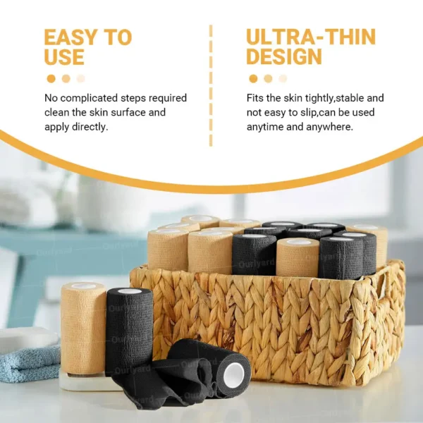 Patented & Made in UK | 🌰Ourlyard® Composite GLP-1 Microneedle Tape for Fat Burning & Contouring, for Abdomen, Legs, Arms & Buttocks (3"x 177" Roll-4.5M)