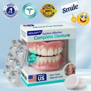 Suction-fit Complete Denture - Made and Shipped from the US