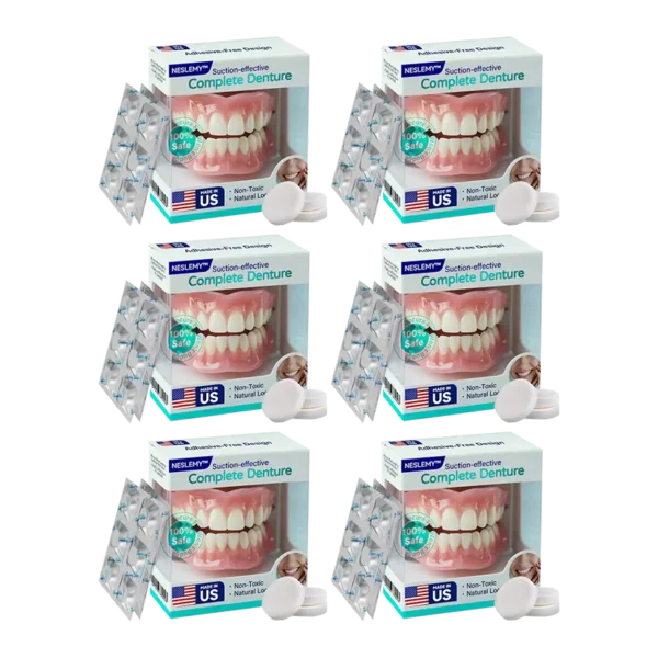 Suction-fit Complete Denture - Made and Shipped from the US