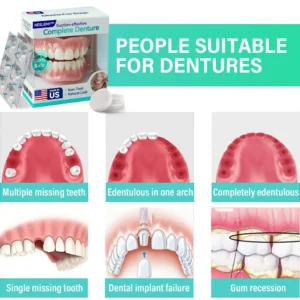Suction-fit Complete Denture - Made and Shipped from the US