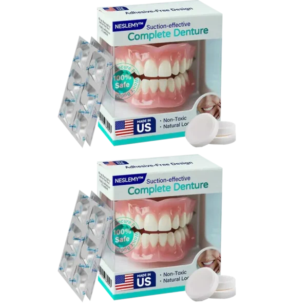 Suction-fit Complete Denture - Made and Shipped from the US
