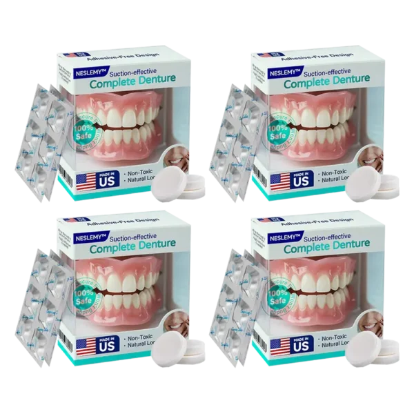 Suction-fit Complete Denture - Made and Shipped from the US