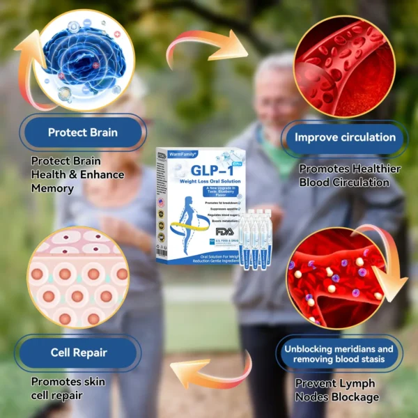 WarmFamily® GLP-1 Pro Weight Loss Oral Solution7 days visible effect, no side effects, suitable for all age groups 🌸
