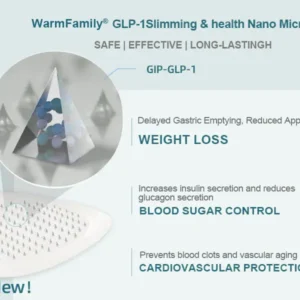 WarmFamily® SMGT-GLP-1 Nano Microneedle Patch with Collagen & Matrixyl 3000 ✅ | Clinically Proven for Weight Loss, Cardiovascular Health, Diabetes, and More Health Issues, Doctor Recommended👨‍⚕️