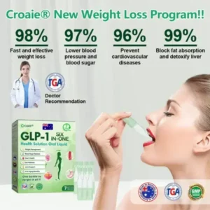 𝑶𝒇𝒇𝒊𝒄𝒊𝒂𝒍 𝑆𝑡𝑜𝑟𝑒 | Croaie® 🌞 𝑮𝐿𝘗-𝟭 𝐒𝐈𝑋-𝑰𝑵-𝑂𝑁𝐄 𝐻𝑒𝑎𝒍𝒕𝒉 𝐒𝐨𝐥𝐮𝒕𝒊𝒐𝒏 𝗢𝗿𝗮𝐥 𝐋𝐢𝒒𝒖𝒊𝒅 (𝑱𝒖𝒔𝒕 𝒐𝒏𝒄𝒆 𝒂 𝒅𝒂𝒚, 𝒗𝒊𝒔𝒊𝒃𝒍𝒆 𝒄𝒉𝒂𝒏𝒈𝒆𝒔 𝒊𝒏 7 𝒅𝒂𝒚𝒔) 👩‍⚕️ 𝑭𝒐𝒓 𝒐𝒃𝒆𝒔𝒊𝒕𝒚, 𝒄𝒂𝒓𝒅𝒊𝒐𝒗𝒂𝒔𝒄𝒖𝒍𝒂𝒓 𝒉𝒆𝒂𝒍𝒕𝒉, 𝒅𝒊𝒂𝒃𝒆𝒕𝒆𝒔, 𝒔𝒍𝒆𝒆𝒑 𝒂𝒑𝒏𝒆𝒂, 𝒈𝒖𝒕 𝒉𝒆𝒂𝒍𝒕𝒉, 𝒋𝒐𝒊𝒏𝒕 𝒊𝒔𝒔𝒖𝒆𝒔, 𝒂𝒏𝒅 𝒎𝒐𝒓𝒆⭐️