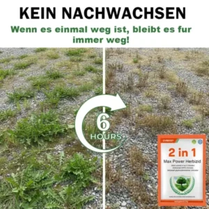 Cvreoz® 2-in-1 Max Power Herbizid – 6-Stunden-Wirkung – Kein Warten mehr