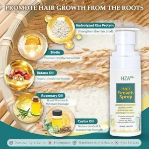 HZA™ Natural Hair Growth Oil Spray