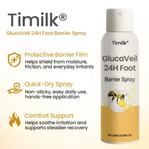 Timilk® GlucaVeil 24H Foot Barrier Spray