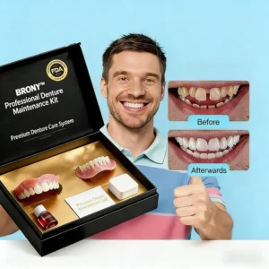 🔥🔥🔥Ends Today: 70% OFF!🦷BRONY™ Custom-Fit Full Functional Dentures Make you more confident