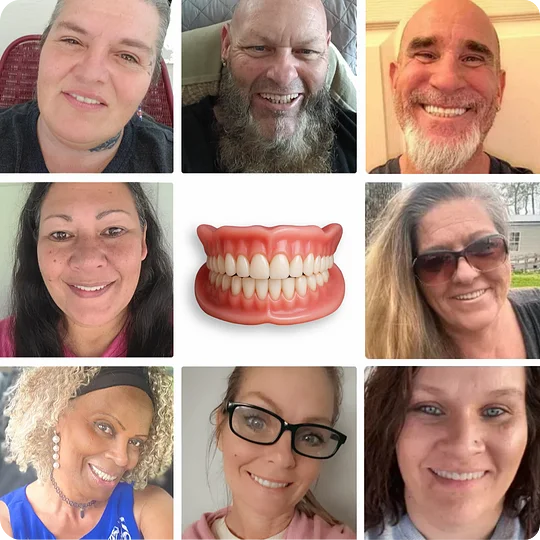 🔥🔥🔥Ends Today: 70% OFF!🦷BRONY™ Custom-Fit Full Functional Dentures Make you more confident
