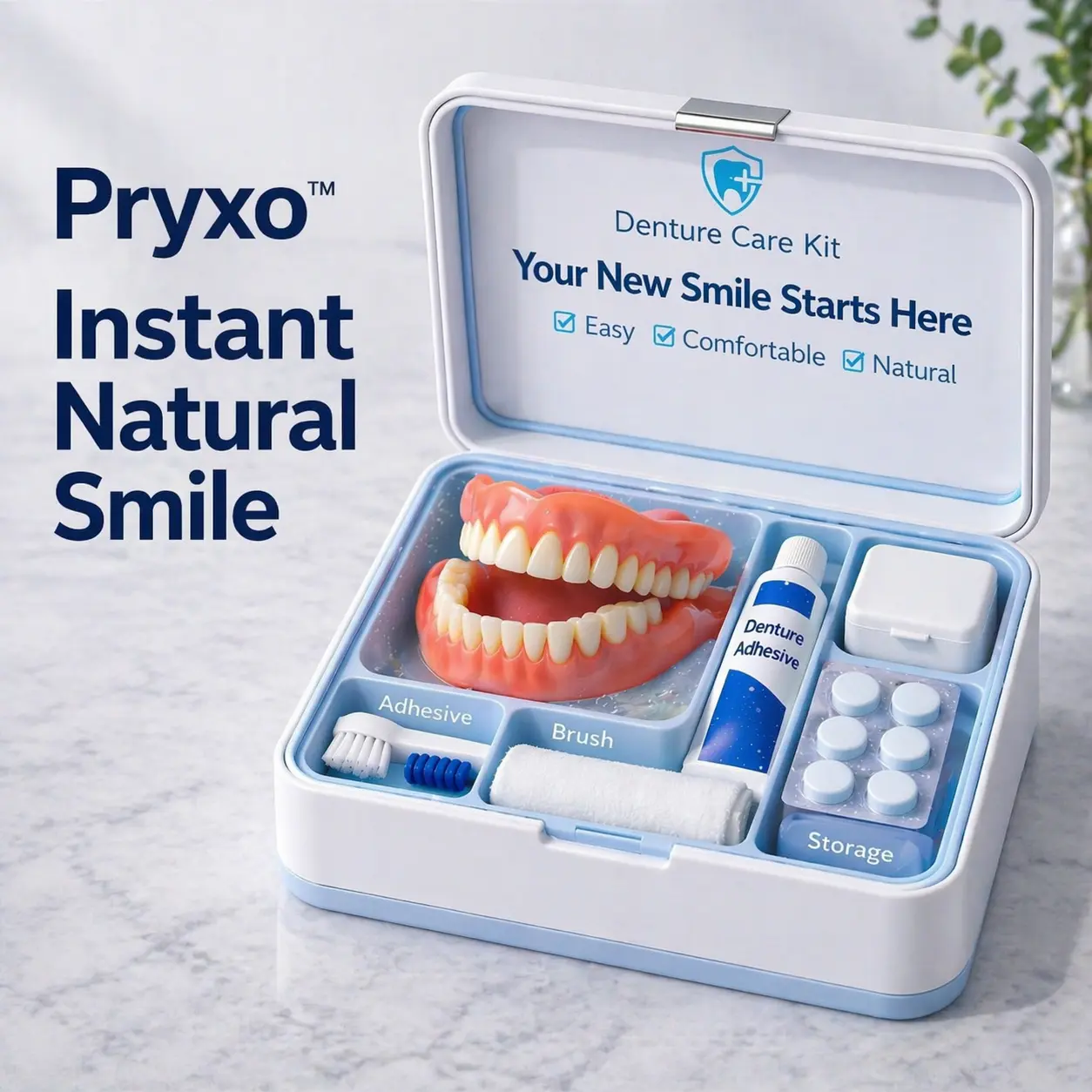 70% off! ⏰Pryxo™ Complete Dentures